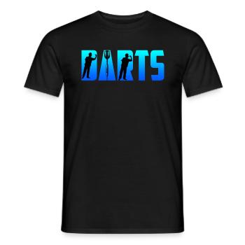 Fléchettes Fléchettes Flèches Fléchettes Accessoires Fléchettes Fléchettes - T-shirt homme - noir - Devant - AI Model Male 178 light (178cm)