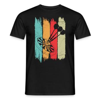 Fléchettes Fléchettes Fléchettes Fléchettes Fléchettes - T-shirt homme - noir - Devant - AI Model Male 178 light (178cm)
