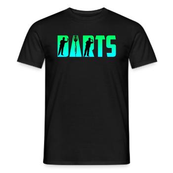 Fléchettes Fléchettes Flèches Fléchettes Accessoires Fléchettes Fléchettes - T-shirt homme - noir - Devant - AI Model Male 178 light (178cm)