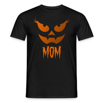 Halloween Partner Kostüm Mom Dad Kürbis pumkin - Männer T-Shirt - Schwarz - Vorne - AI Model Male 178 light (178cm)