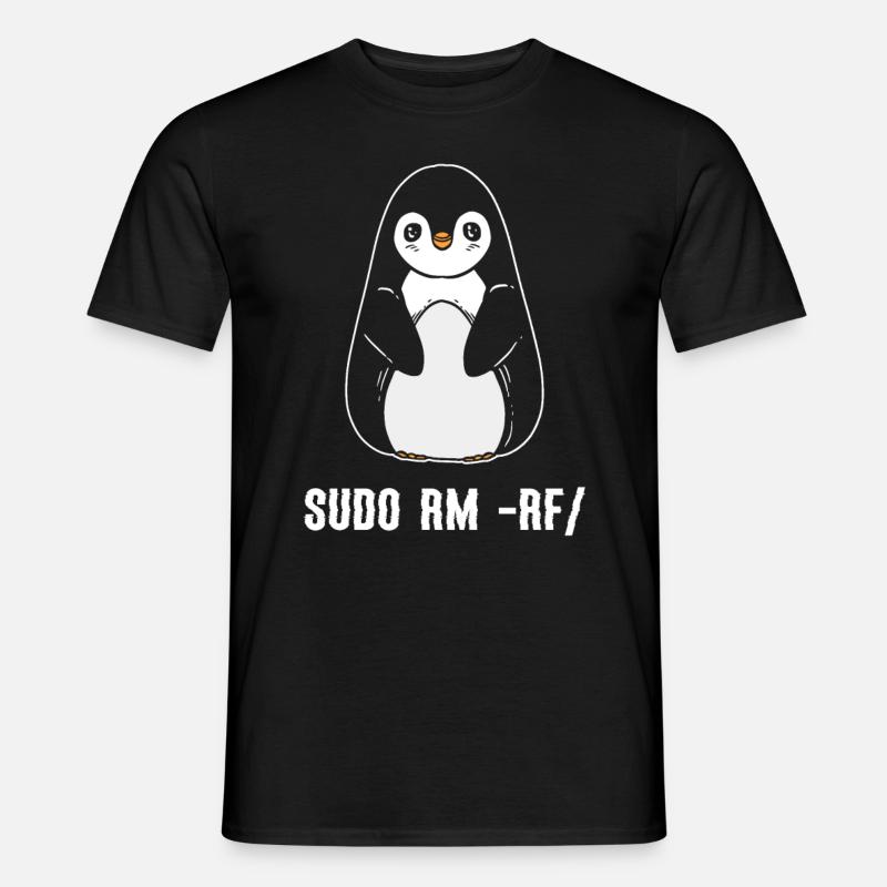 sudo rm rf / Linux Computer Programmer - Men’s T-shirt - black
