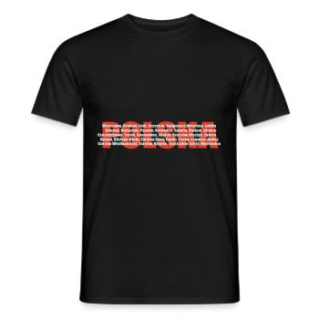Polska - das coole polnische Städte Design - Männer T-Shirt - Schwarz - Vorne - AI Model Male 178 light (178cm)