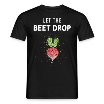 Radieschen Beet Kostümersatz Karneval Fasching - Männer T-Shirt - Schwarz - Vorne - AI Model Male 178 light (178cm)