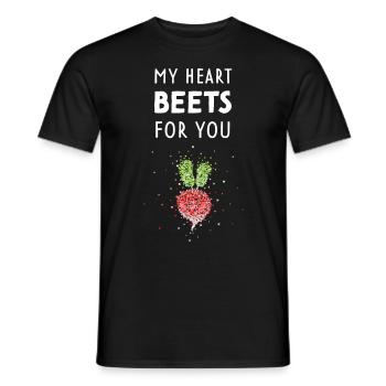Radieschen Beet Kostümersatz Karneval Fasching - Männer T-Shirt - Schwarz - Vorne - AI Model Male 178 light (178cm)