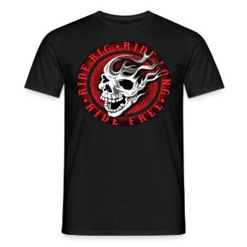 Amerikanischer Flagge USA United States Of America - Männer T-Shirt - Schwarz - Vorne - AI Model Male 178 light (178cm)