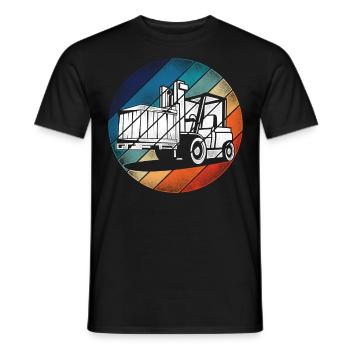 Certified Forklift Truck Operator - Männer T-Shirt - Schwarz - Vorne - AI Model Male 178 light (178cm)