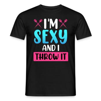 Fléchettes Femmes Fléchettes Femmes Accessoires Fléchettes Fléchettes - T-shirt homme - noir - Devant - AI Model Male 178 light (178cm)
