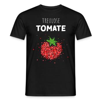 Treulose Tomate Kostümersatz Karneval Fasching - Männer T-Shirt - Schwarz - Vorne - AI Model Male 178 light (178cm)