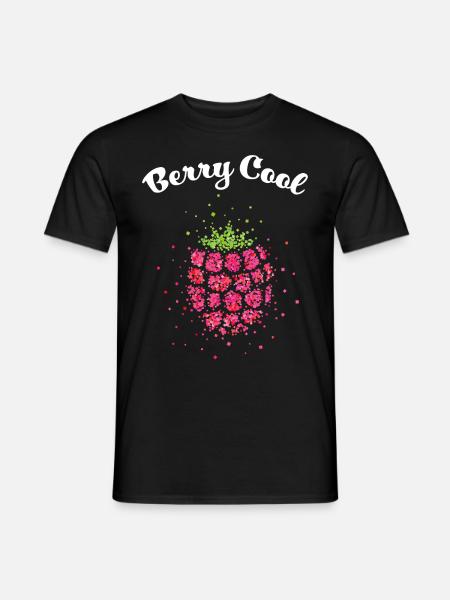 Himbeere Berry Cool Kostümersatz Karneval Fasching - Männer T-Shirt - Schwarz