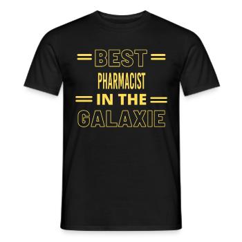 Best Ever IN THE GALAXIE PHARMACIST - Men's T-Shirt - black - Front - AI Model Male 178 light (178cm)