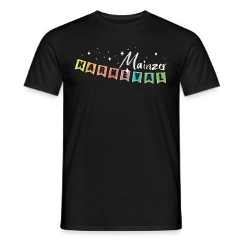 Mainzer Karneval Fasching Fasnacht Konfetti Mainz - Männer T-Shirt - Schwarz - Vorne - AI Model Male 178 light (178cm)