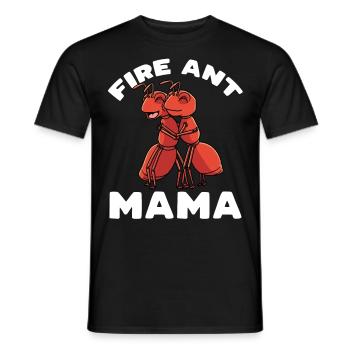 Amoureux des fourmis de feu - T-shirt homme - noir - Devant - AI Model Male 178 light (178cm)