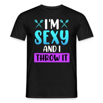 Fléchettes Femmes Fléchettes Femmes Accessoires Fléchettes Fléchettes - T-shirt homme - noir - Devant - AI Model Male 178 light (178cm)