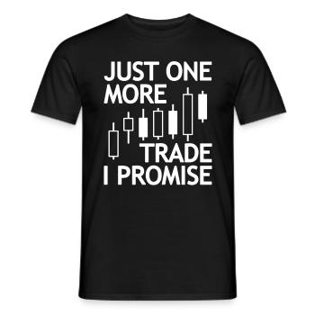 Trader Trading Forex Stock Trading Exchange Trading - Men's T-Shirt - black - Front - AI Model Male 178 light (178cm)