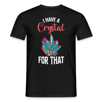Yoga Namaste Crystal Collector Chakra - T-shirt homme - noir - Devant - AI Model Male 178 light (178cm)