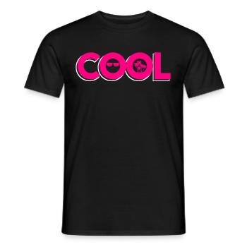 cool sonnenbrille - Männer T-Shirt - Schwarz - Vorne - AI Model Male 178 light (178cm)