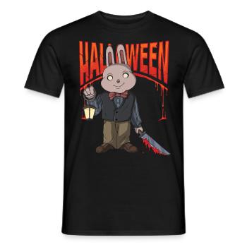 Zombie Gruslig Monster Halloween Tot Horrorfilm - Männer T-Shirt - Schwarz - Vorne - AI Model Male 178 light (178cm)