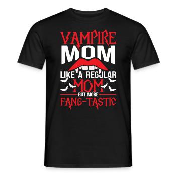 Vampire Mama Halloween - T-shirt homme - noir - Devant - AI Model Male 178 light (178cm)