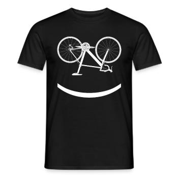 Gravel Bike - Ride Gravel Bike Gravel Road Bike - Men's T-Shirt - black - Front - AI Model Male 178 light (178cm)