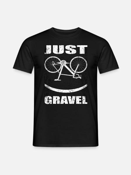 Gravel Bike - Ride Gravel Bike Gravel Road Bike - Mænd T-shirt - sort