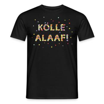 Carnaval de Cologne Carnaval Confettis Kölle Alaaf Jeck - T-shirt homme - noir - Devant - AI Model Male 178 light (178cm)