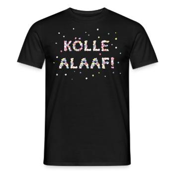 Kölle Alaaf Kölsch Carnaval de Cologne 5ème saison - T-shirt homme - noir - Devant - AI Model Male 178 light (178cm)