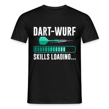 Dart-Wurf Skills loading Dartspieler Darts - Männer T-Shirt - Schwarz - Vorne - AI Model Male 178 light (178cm)