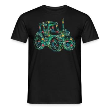Farming Farmer Flower Floral - Männer T-Shirt - Schwarz - Vorne - AI Model Male 178 light (178cm)