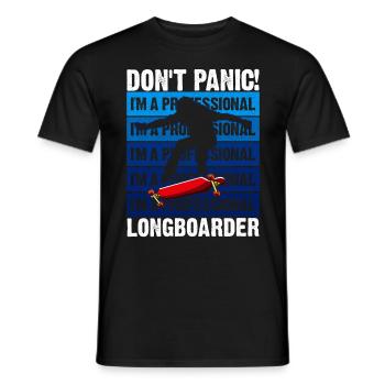 Lonagboarding Ich Bin Longboarder - Männer T-Shirt - Schwarz - Vorne - AI Model Male 178 light (178cm)