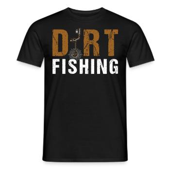Schmutzangeln Dirt Fishing Metalldetektor - Männer T-Shirt - Schwarz - Vorne - AI Model Male 178 light (178cm)