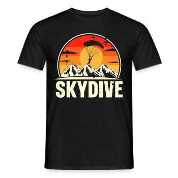 Parachutistes parachutistes parachutés - T-shirt homme - noir - Devant - AI Model Male 178 light (178cm)