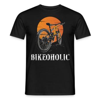Enduro VTT VTT Équitation - T-shirt homme - noir - Devant - AI Model Male 178 light (178cm)