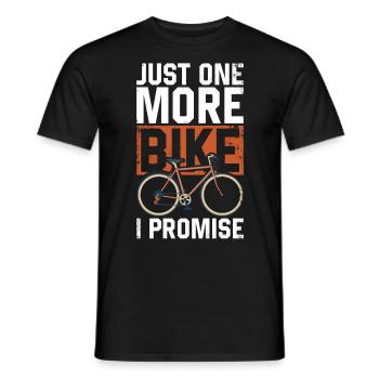 Drôle de vélo de route Cyclisme - T-shirt homme - noir - Devant - AI Model Male 178 light (178cm)