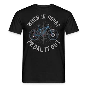 Enduro VTT VTT Équitation - T-shirt homme - noir - Devant - AI Model Male 178 light (178cm)