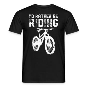 Enduro VTT VTT Équitation - T-shirt homme - noir - Devant - AI Model Male 178 light (178cm)