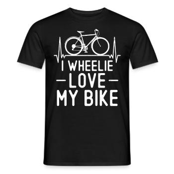 Drôle de vélo de route à vélo Pun - T-shirt homme - noir - Devant - AI Model Male 178 light (178cm)