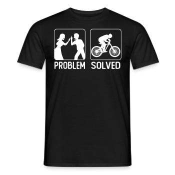 Enduro VTT VTT Équitation - T-shirt homme - noir - Devant - AI Model Male 178 light (178cm)