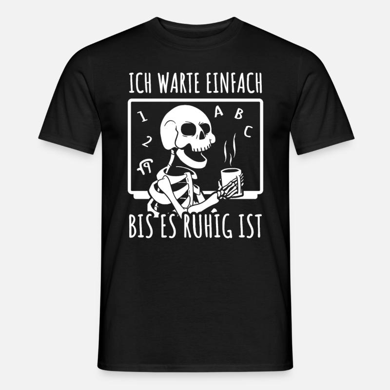 Lehrer Klassenlehrer Grundschullehrer Lehrerin - Männer T-Shirt - Schwarz