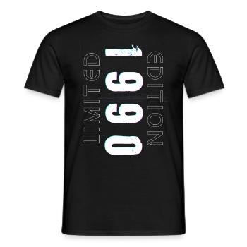 Limited Edition Geburtsjahr 1990 Geschenk Männer - Männer T-Shirt - Schwarz - Vorne - AI Model Male 178 light (178cm)