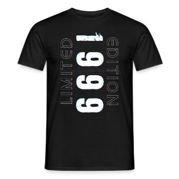Édition Limitée Année de Naissance 1999 Cadeau Hommes - T-shirt homme - noir - Devant - AI Model Male 178 light (178cm)