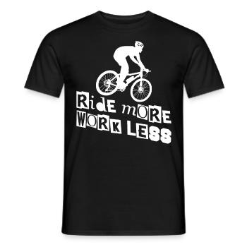 Enduro VTT VTT Équitation - T-shirt homme - noir - Devant - AI Model Male 178 light (178cm)