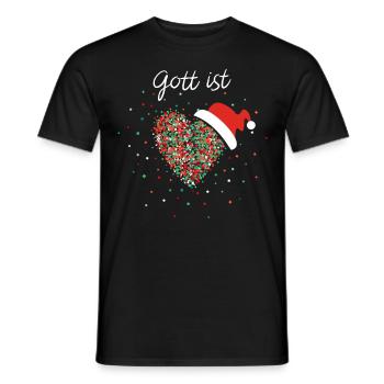 Jesus Glaube Christ Weihnachtsgeschenk Nikolaus - Männer T-Shirt - Schwarz - Vorne - AI Model Male 178 light (178cm)