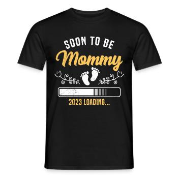 I'm going to be a mom - Men's T-Shirt - black - Front - AI Model Male 178 light (178cm)