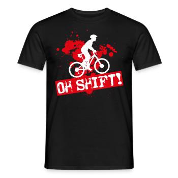 Enduro VTT VTT Équitation - T-shirt homme - noir - Devant - AI Model Male 178 light (178cm)