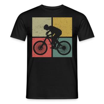Enduro VTT VTT Équitation - T-shirt homme - noir - Devant - AI Model Male 178 light (178cm)