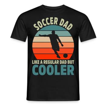 Fußballspieler Geschenk Fußball Fan Fußballer - Männer T-Shirt - Schwarz - Vorne - AI Model Male 178 light (178cm)