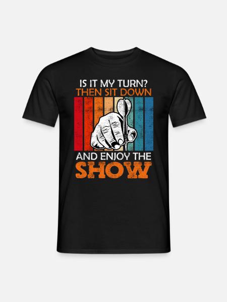 Dart Play Darts Show Score Darts - Men's T-Shirt - black
