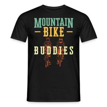 Enduro VTT VTT Équitation - T-shirt homme - noir - Devant - AI Model Male 178 light (178cm)