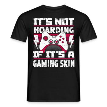 Gamer Gamer Gaming Console Video Games - Men's T-Shirt - black - Front - AI Model Male 178 light (178cm)