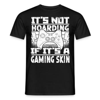 Gamer Gamer Gaming Console Video Games - Men's T-Shirt - black - Front - AI Model Male 178 light (178cm)